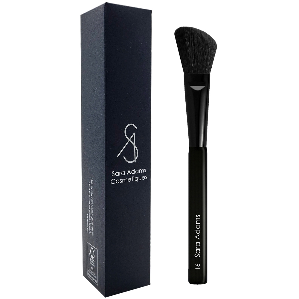 Sara Adams Cosmetiques Angled Sculpting Blush Brush #16